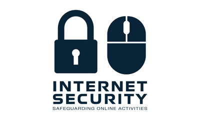 Internet Security Vector icon graphics