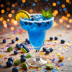 Blueberry Margarita at a Celebration