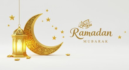  Luxurious Ramadan sale banner with gold elements on a vibrant red backdrop