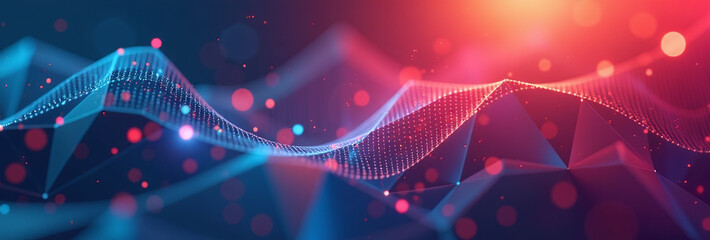 polygon design involves communicating complex data technology visual elements like vectors illustrations abstract