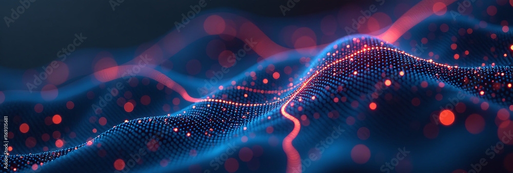 Poster science tech background fuels graphic design expertise network illustrations featuring dynamic parti