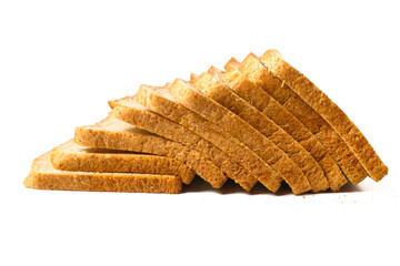 Sliced Wheat Bread: Golden Brown Texture