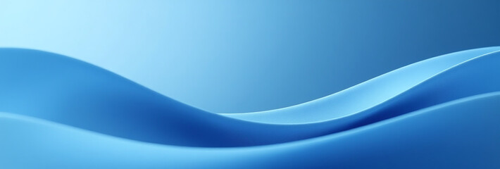 smooth abstract blue curves subtle design element created blurred lines soothing blue