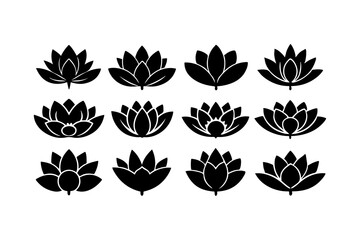 Minimalist Lotus Silhouette Pack