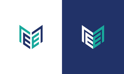 MMEE Letters logo vector design
