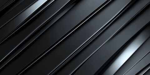 Obraz premium Black textured surface with diagonal lines creates a modern and sleek design aesthetic suitable for various applications