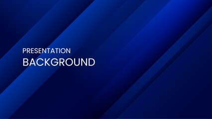 Fototapeta premium Dark blue background with abstract graphic elements for presentation background design. Suit for business, corporate, institution, party, festive, seminar, and talks.