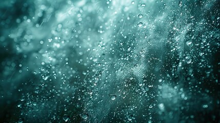 Obraz premium a strong stream of rain water from the sky