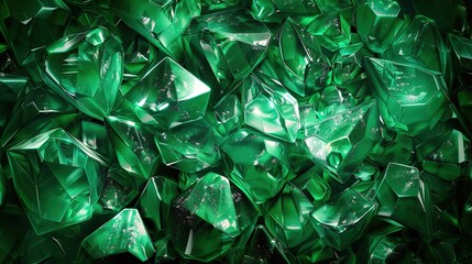 Obraz premium emerald seamless pattern wallpaper