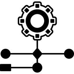 Obraz premium Workflow Icon