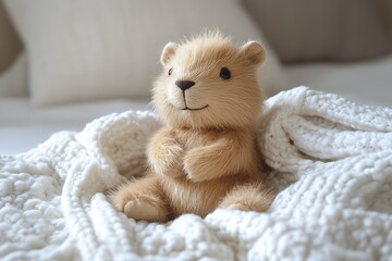 Cute capybara plush toy