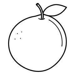 Coloring page line art desert lime vector 