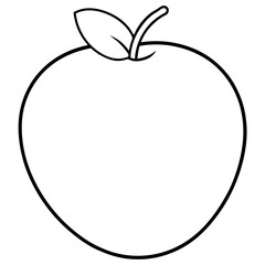 apple illustration line art