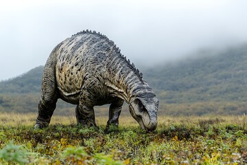 Fototapeta premium Edmontosaurus grazing