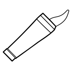 Toothpaste vector illustration 