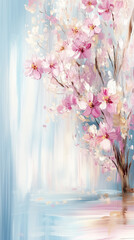 Delicate blossoms in soft pastels capture the warmth of Easter, inviting a celebration of spring's beauty and renewal