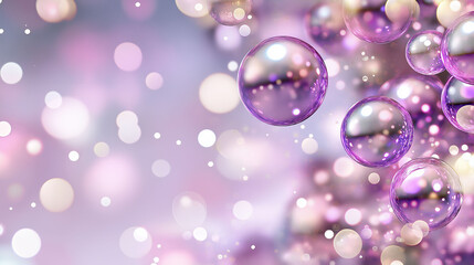 Colorful bubbles floating in a dreamy background with soft pastel hues during a serene moment