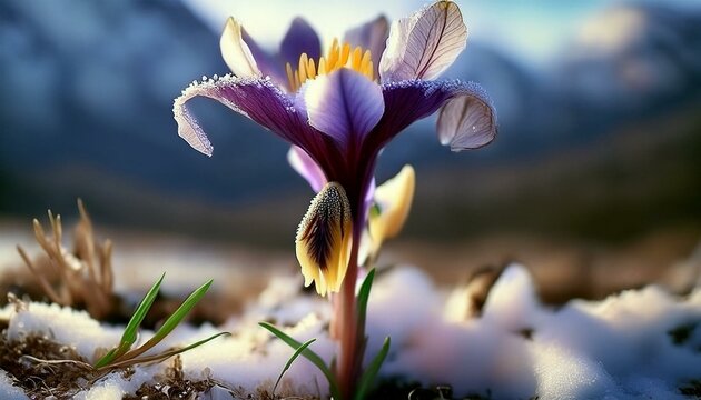 Newroz flowers heralding the month of spring