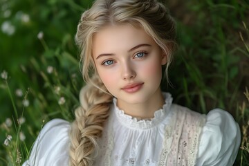 A beautiful young woman from slovakia