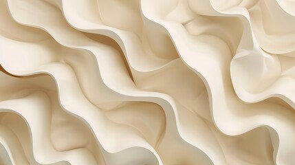Obraz premium ivory seamless pattern wallpaper
