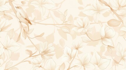 ivory seamless pattern wallpaper