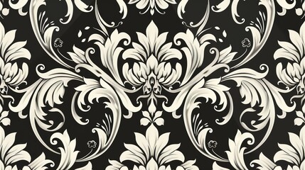 ivory seamless pattern wallpaper