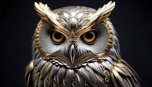 an epic owl close up