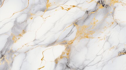 Fototapeta premium Marble Texture White and Gray with Subtle Veining and Smooth Surface