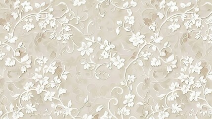 ivory seamless pattern wallpaper