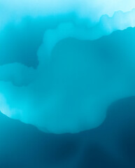 Serene underwater dreamscape with gentle waves and mesmerizing blue hues reflecting nature's tranquility and beauty