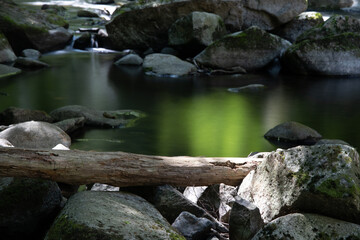 Naturlandschaft das Bodetal im Harz bei Thale Harzer Hexenstieg