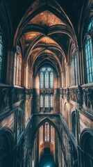 Gothic Architecture: A Cathedral's Interior Majesty