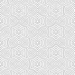Vector geometric seamless pattern. looks like black and white design