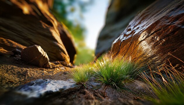 a path in the mountains