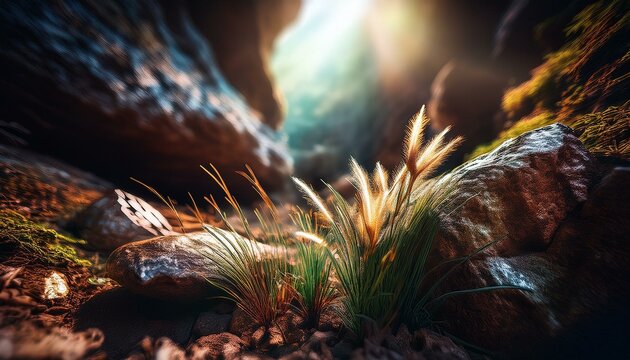 a path in the mountains
