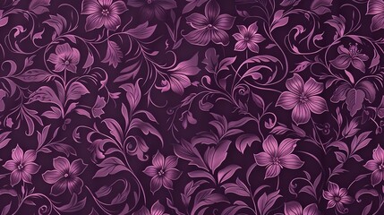 Mauve purple seamless pattern wallpaper