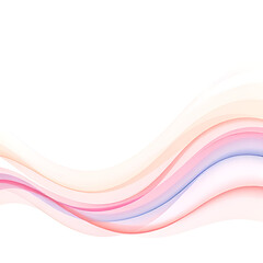 An abstraction of colored wavy lines
