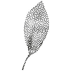 Grunge vintage flowers snd leaves en halftones. Aesthetic graphic tattoo. Gothic punk poster.Trendy elements with retro photocopy effect.
