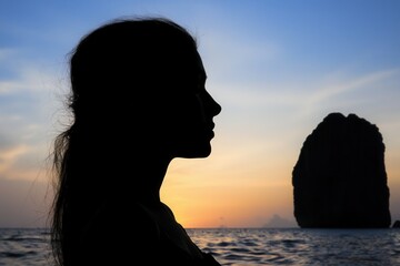 Fototapeta premium Kicker Rock at Dawn