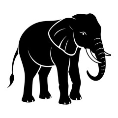 Elephant Silhouette vector illustration