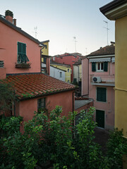 detail of building in sarzana la spezia