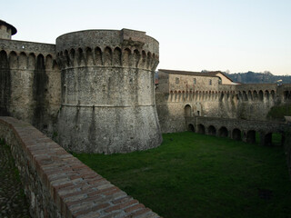 the mighty Pisan Fortezza Firmafede in Sarzana ,iTALY