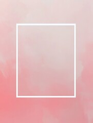 Fototapeta premium Abstract Pink Background With White Frame