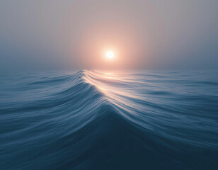 Obraz premium Ocean Sunset Wave