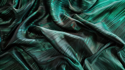 blue, teal and jade silk background