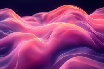 Obraz premium Pink and purple wave with a fuzzy texture