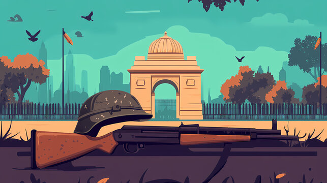 soldier india gate