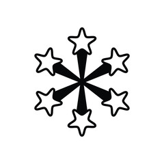 Numbers with Fireworks vector icon