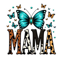 Retro valentine mom and cow design 