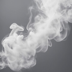 background of white smoke